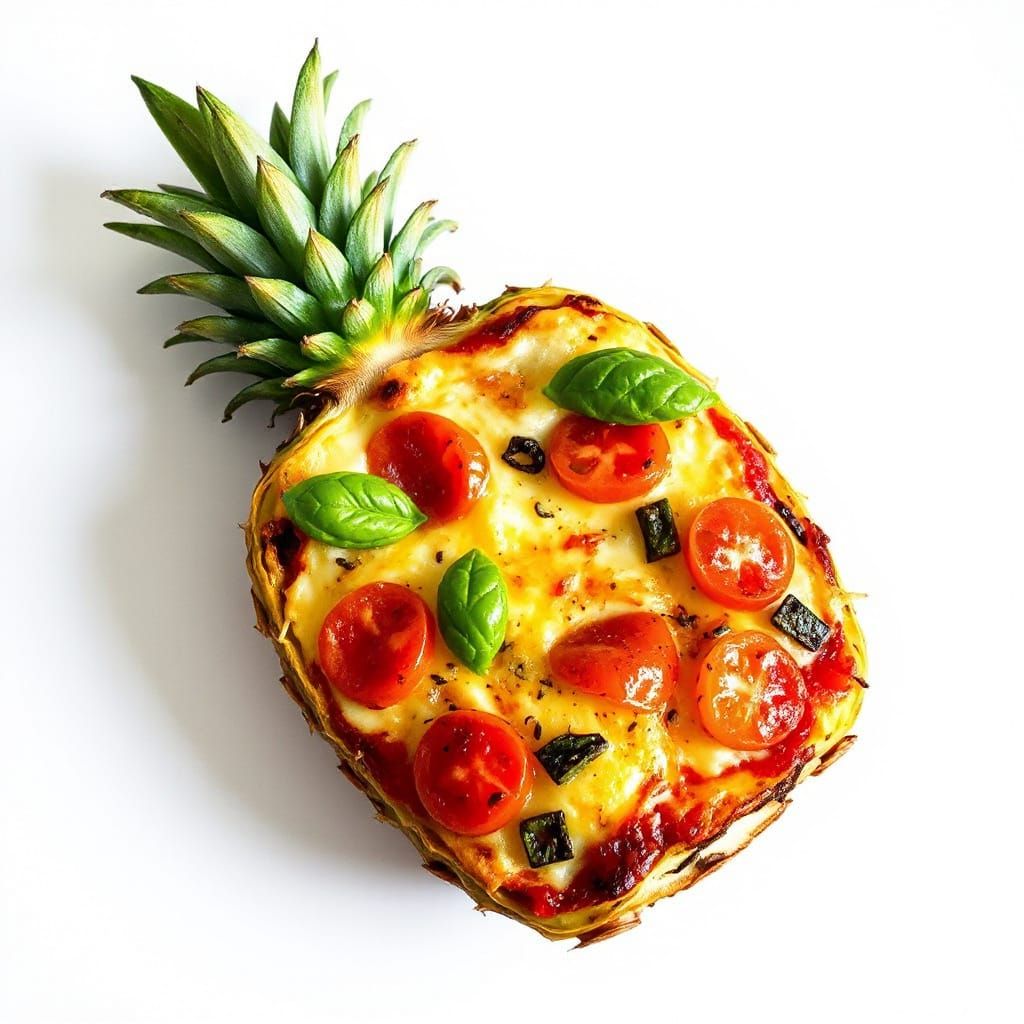 Pineapple Pizza: An AI Generated Still Life