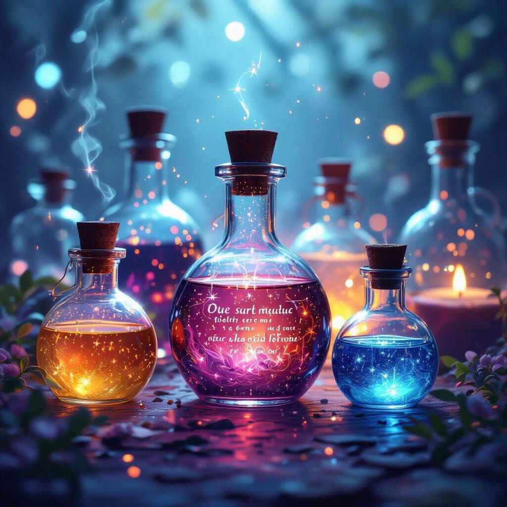 Magical Potions of curious brews and their effects — potions...