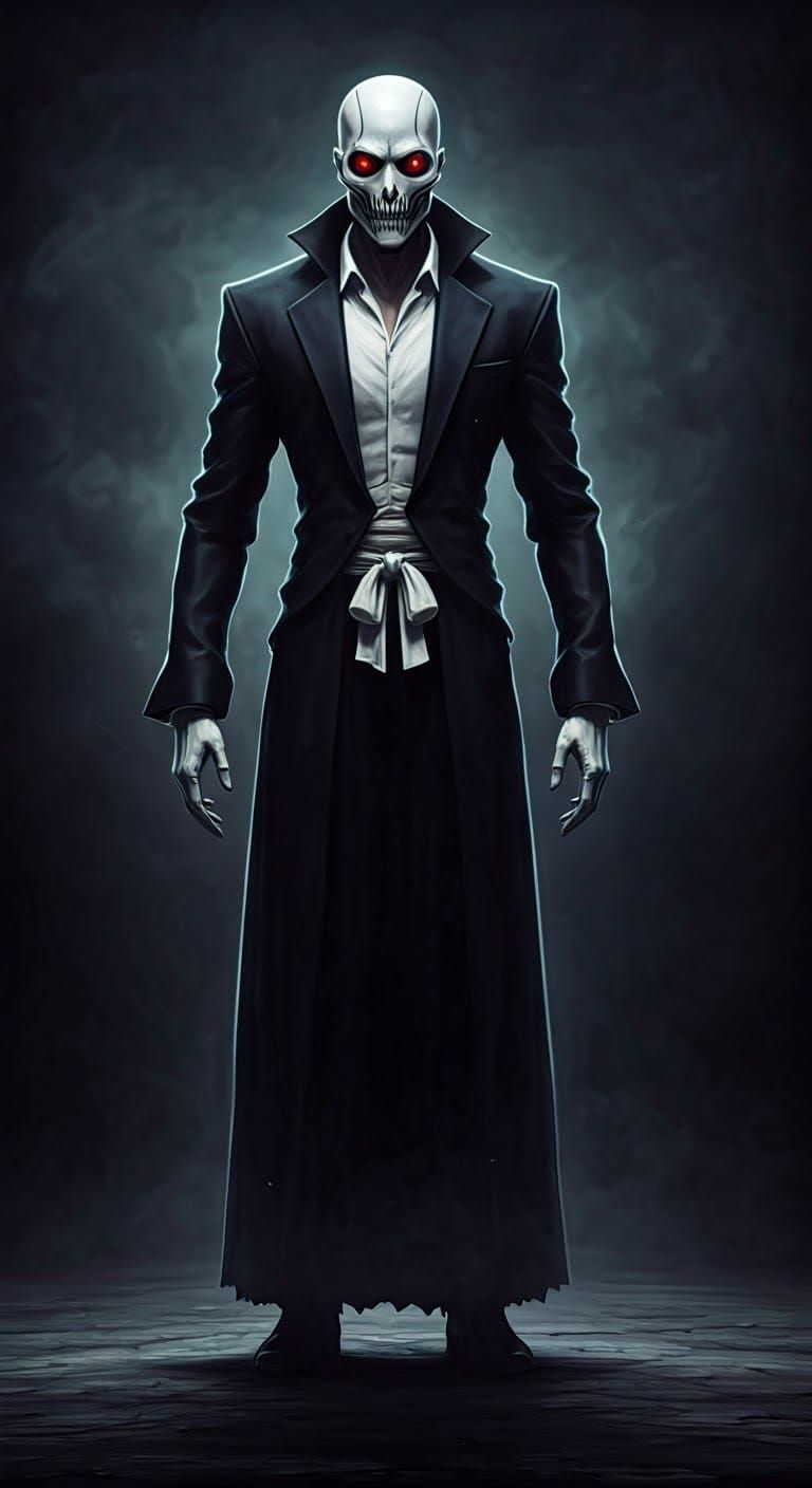 Dystopian Ghost in Pointillism Style