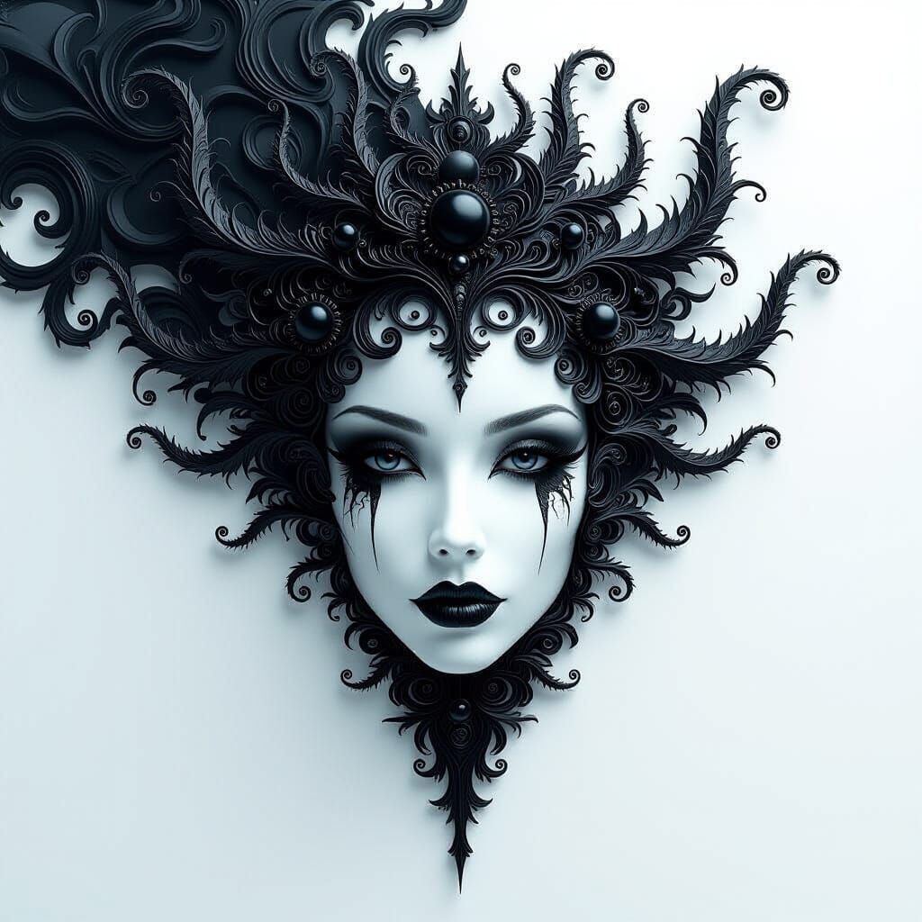 Gothic Pearls Explode into Ghostly Forms with Chiaroscuro Li...