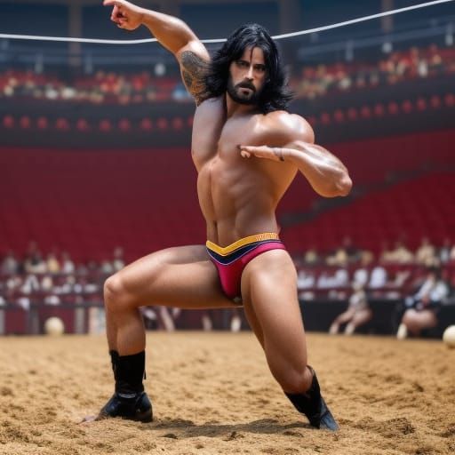 Detailed Matador in Arena: A Masterpiece of Composition