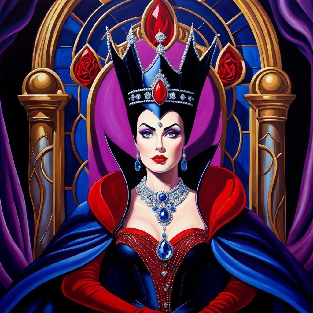 The Evil Queen from Disney's Snow White.
