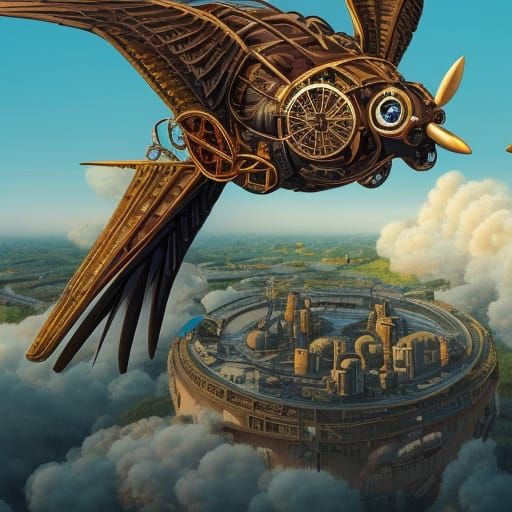 Huge Mechanical bird