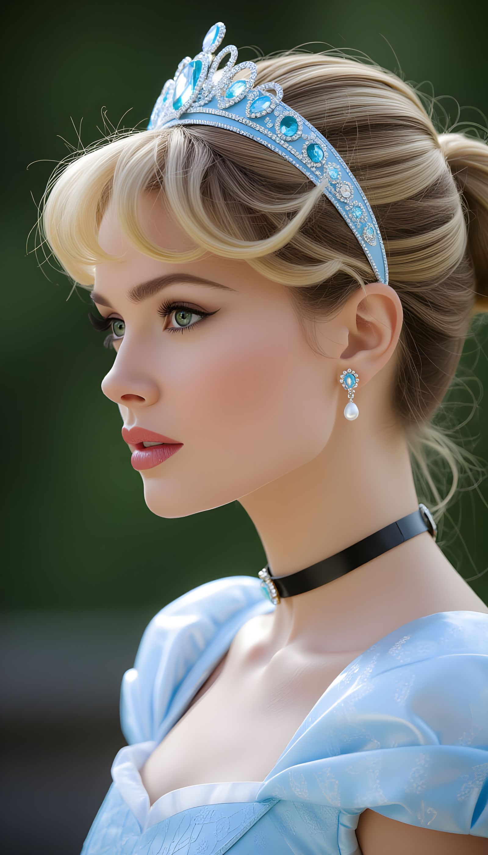 Cinderella Portrait: Pixar Style Cinematic Close-Up