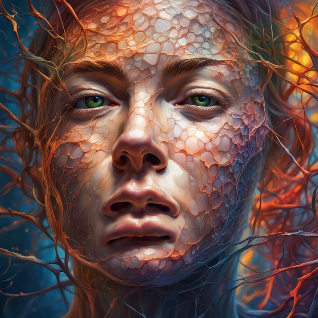 Hyperrealistic Neural Network Concept Art