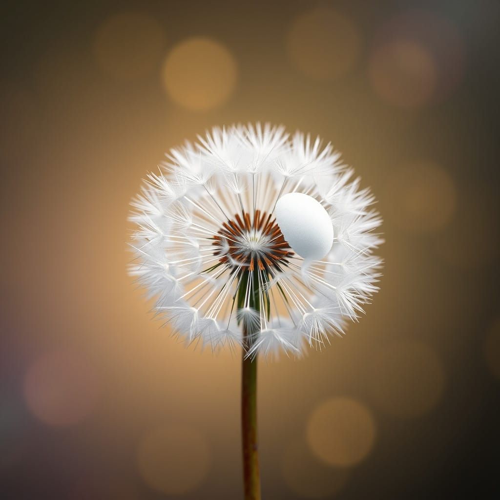 Hyper-Realistic Dandelion Concept Art in Vibrant Cinematic S...