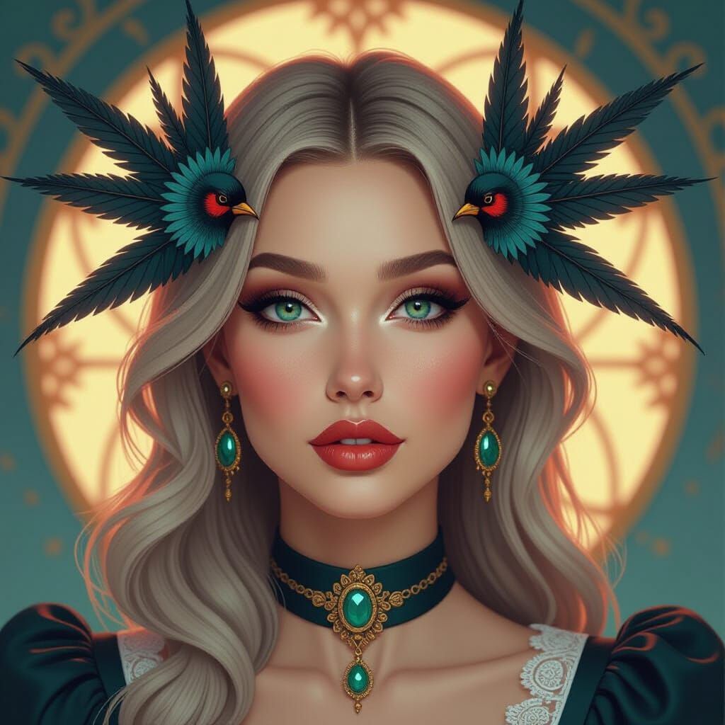 Die grüne Wächterin des Waldes