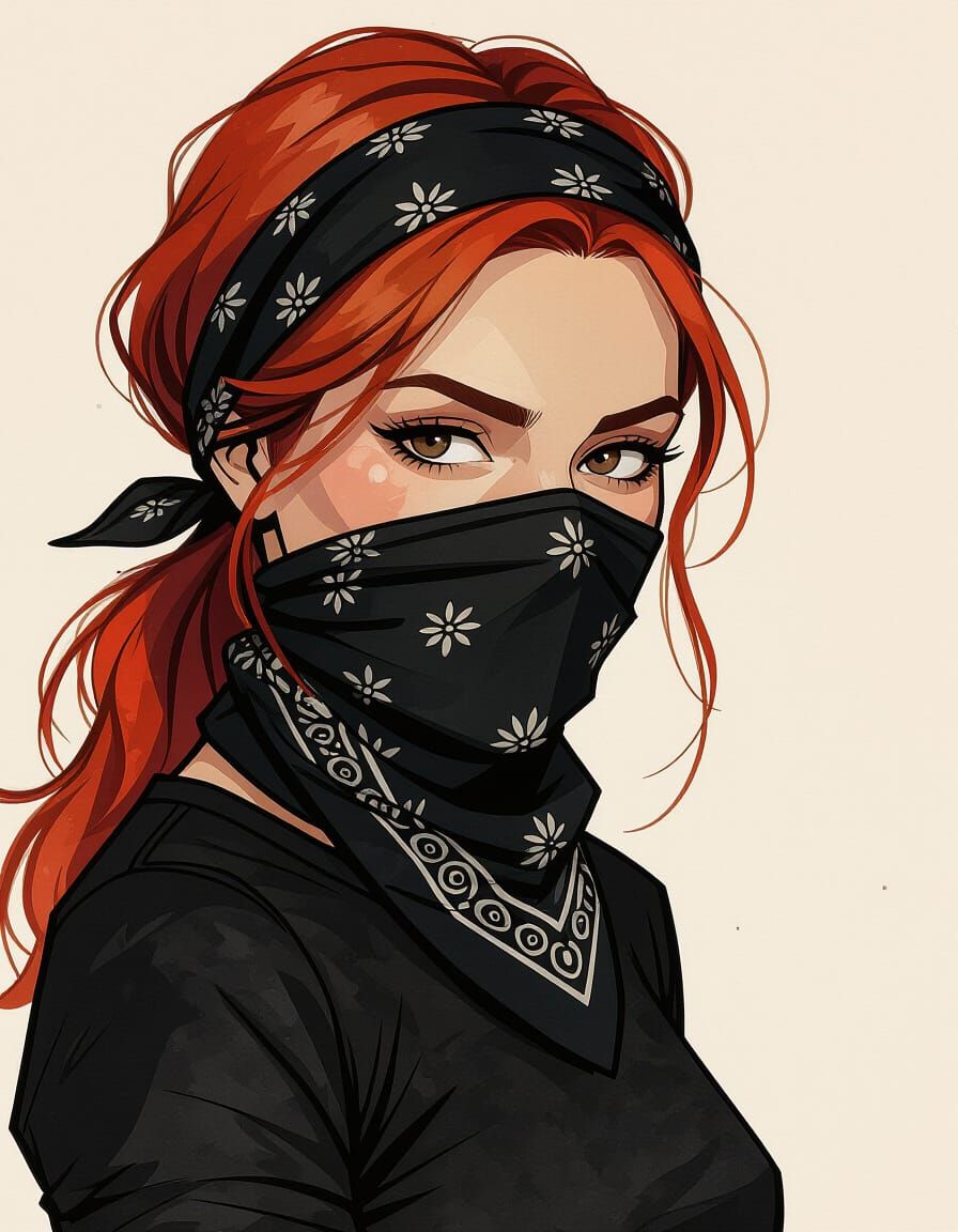 Independent Woman in Post-Apocalyptic Graphic Novel