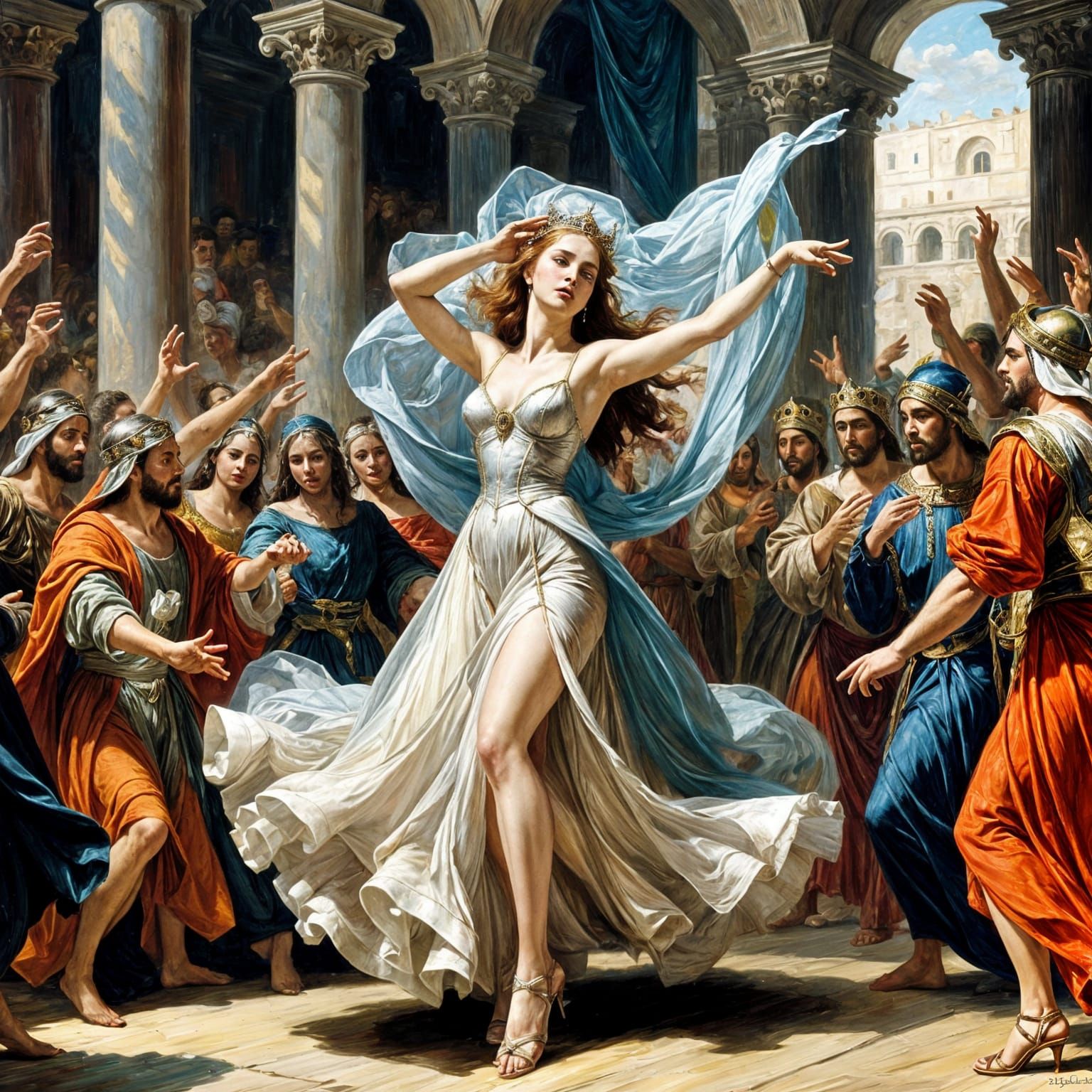 Salome's Dance in Renaissance Style