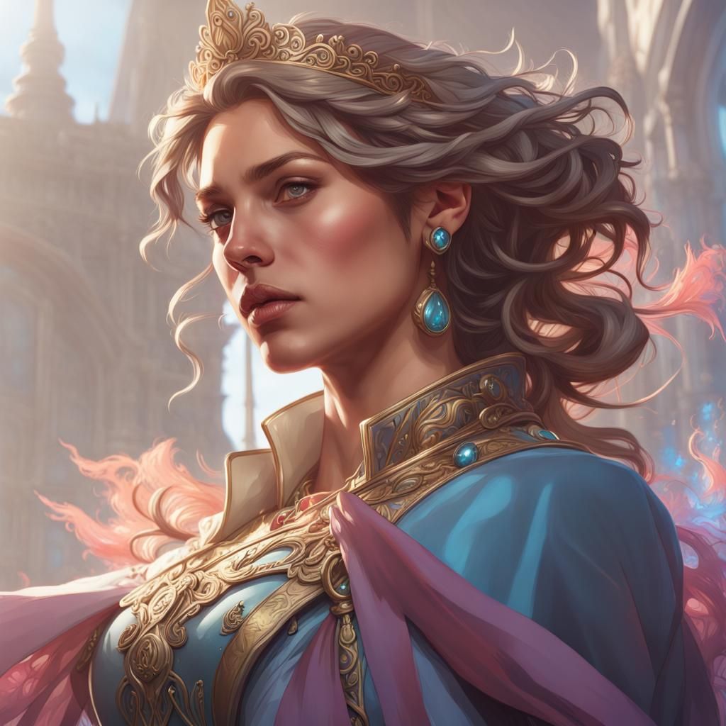 Princes Portrait in Hyperdetailed Lighting