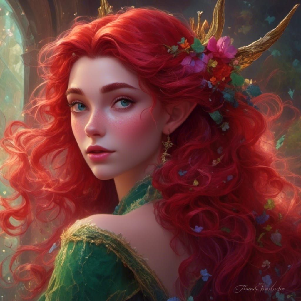 Ariel as Lord of the Rings Elf Bust Portrait