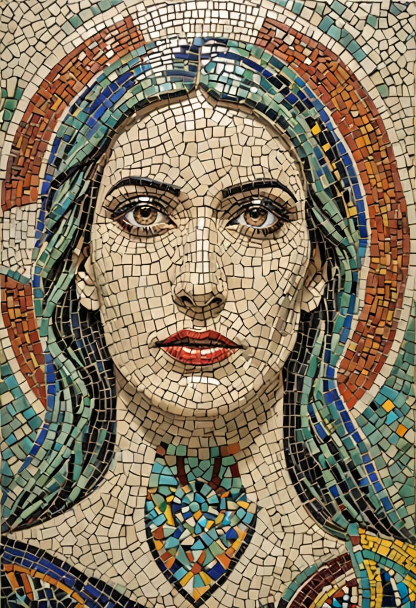 Colorful Abstract Mosaic Art