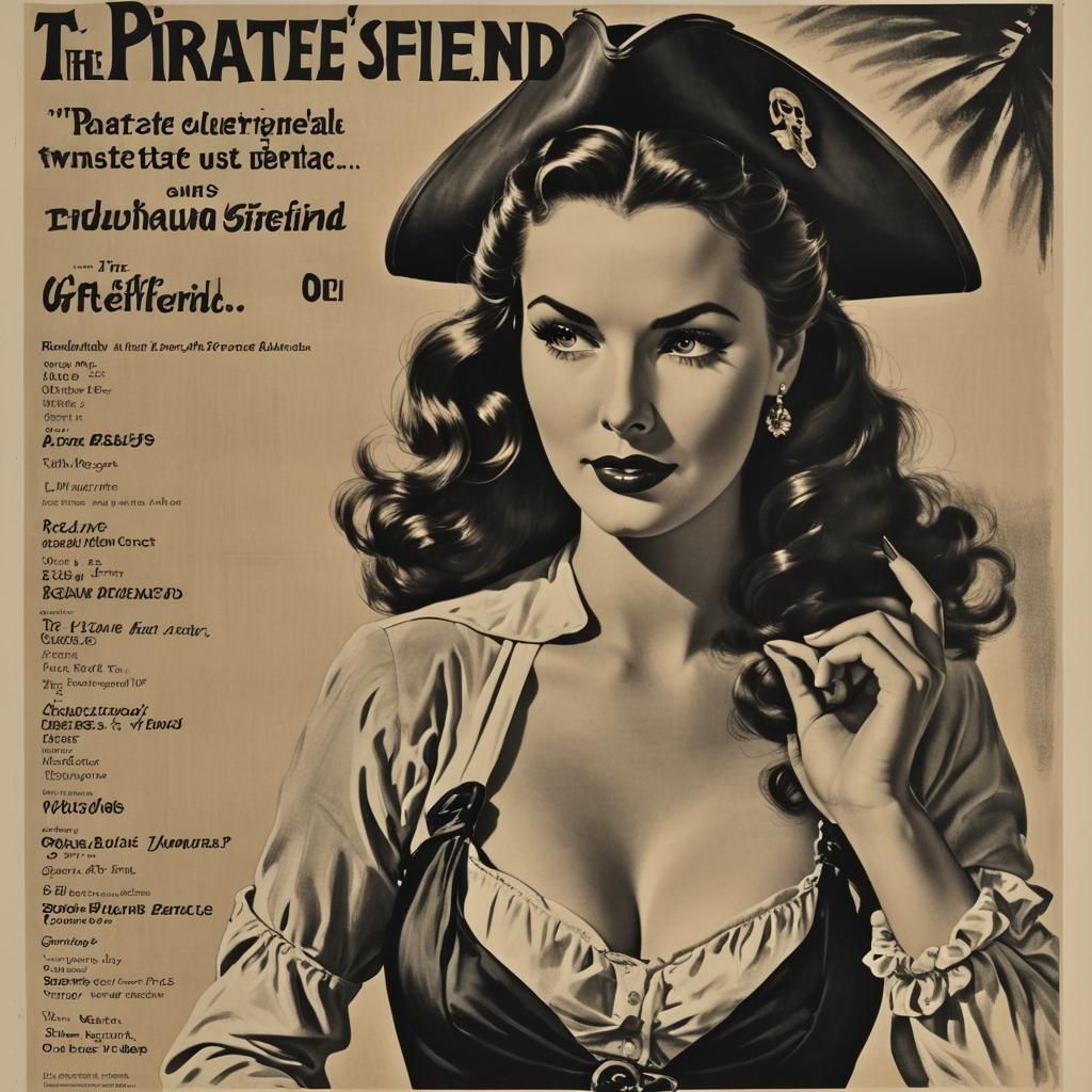 Pirate's Girlfriend: 1950s Film Poster Art