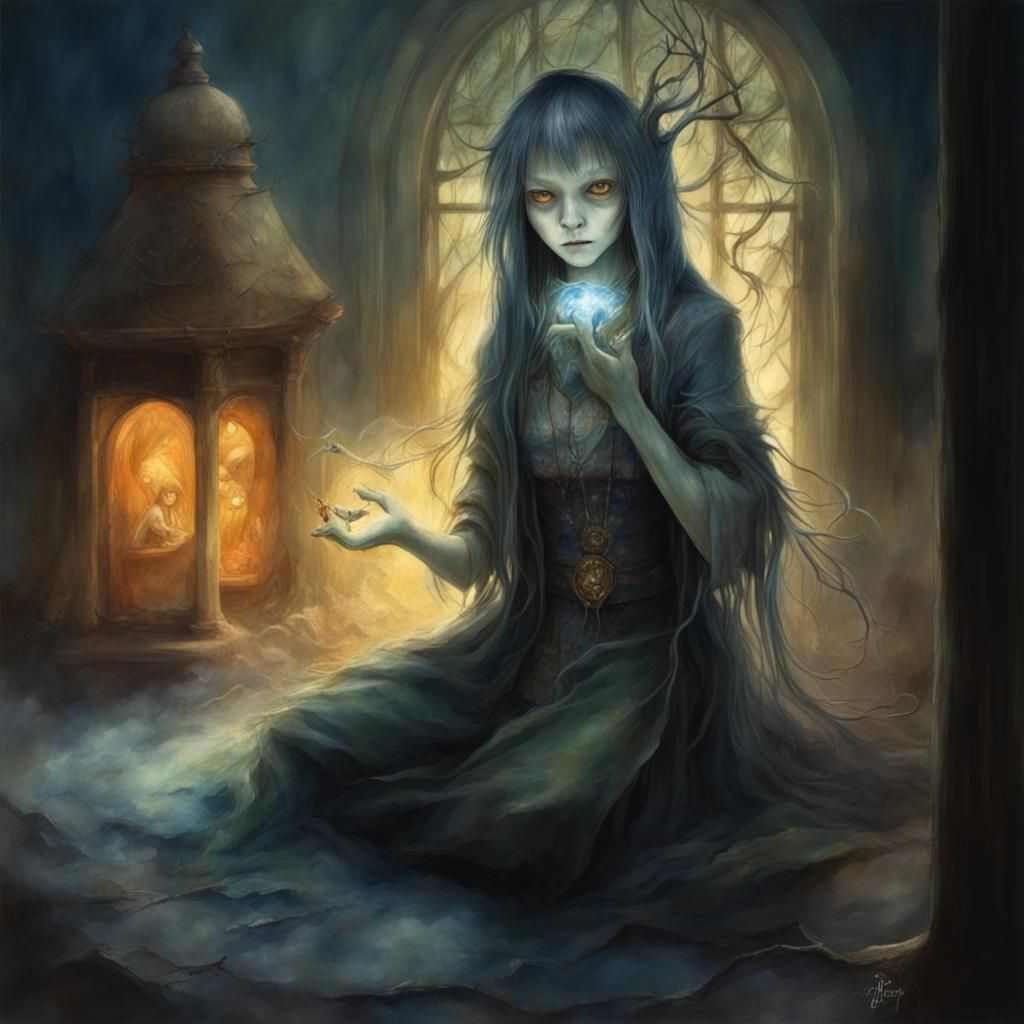 Dark Nature: Dangerous Dewdrops in Digital Art