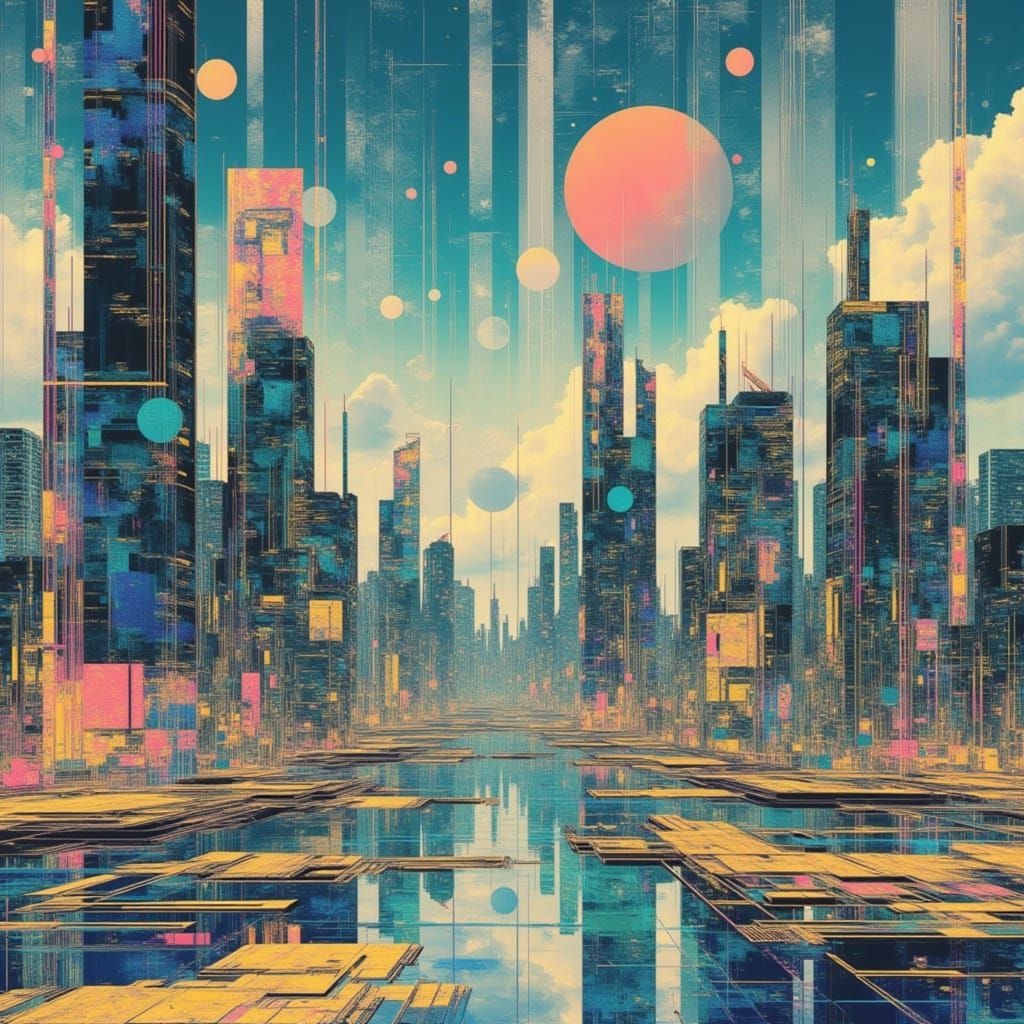 Gorgeous Semi-Abstract Cityscape