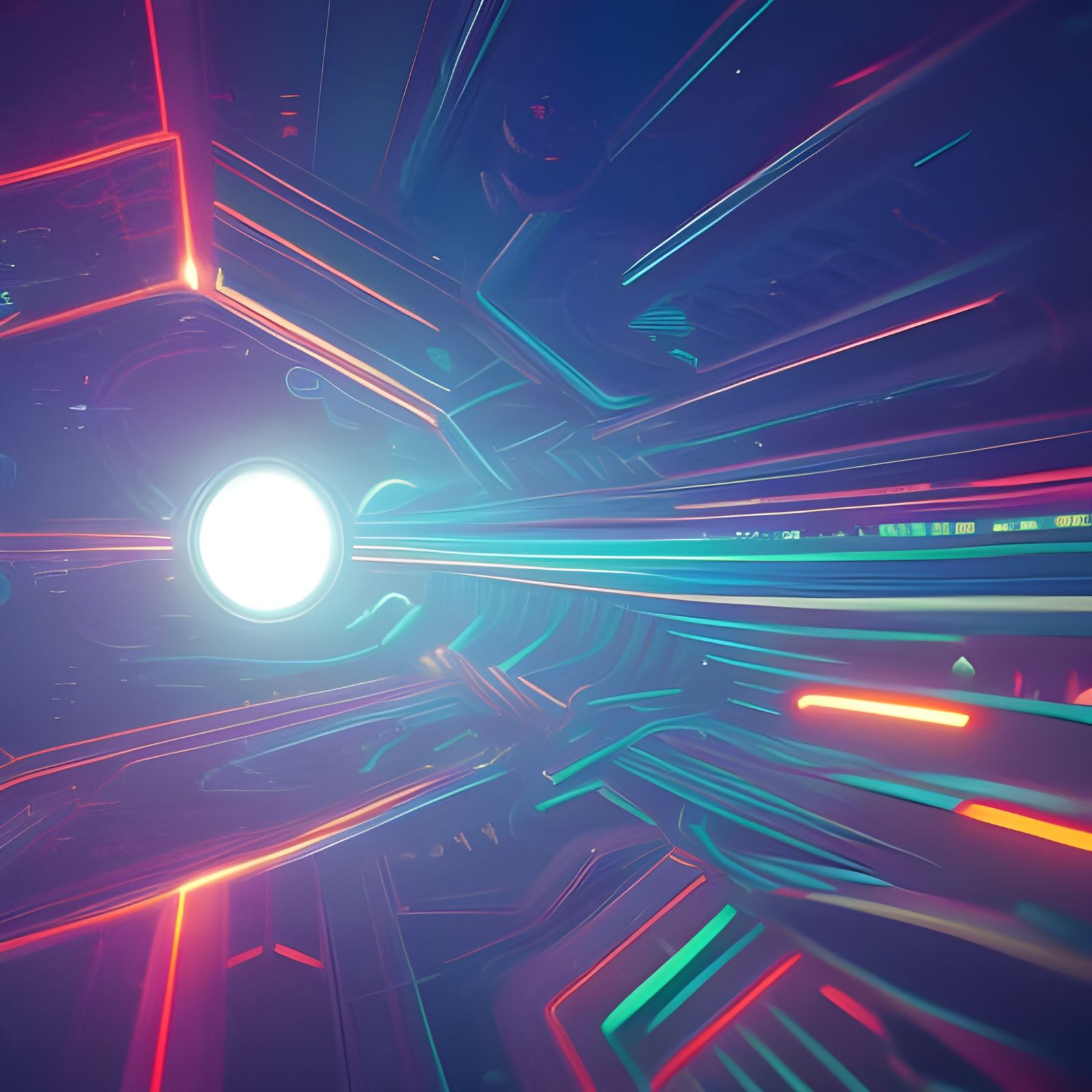 Galactic Robot in Hyperrealistic Surrealism