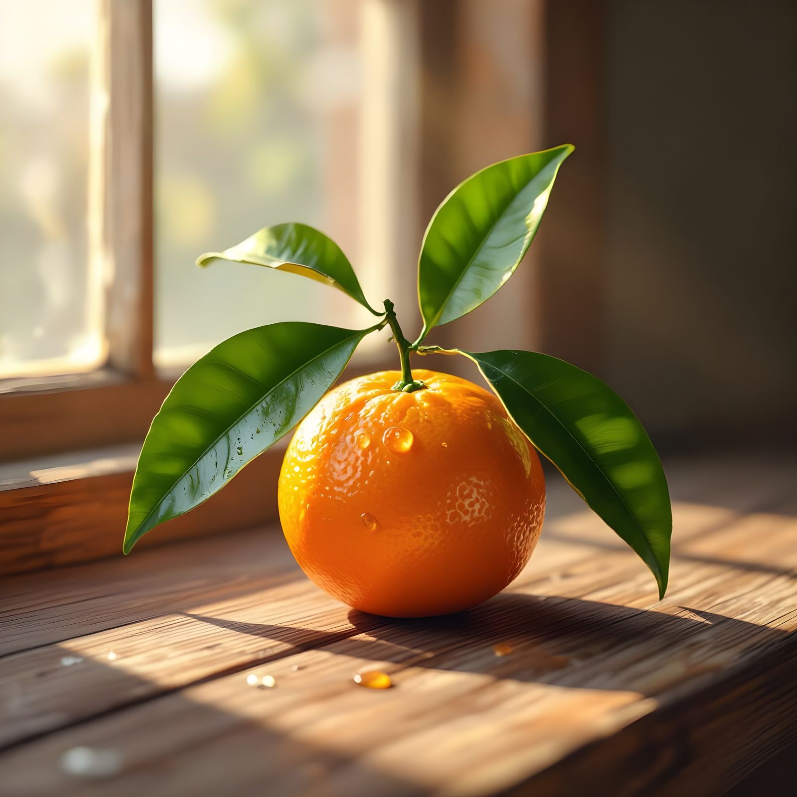 Vibrant Mandarin Fruit Isolated on White Background