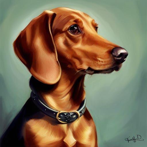 Dachshund Image Generated By AI