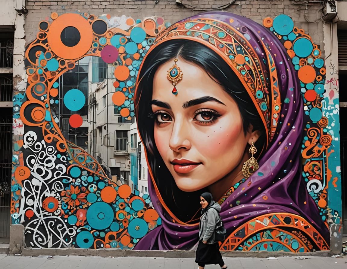 Graffiti Art: Identity Reflection Reset in Maximalism Style