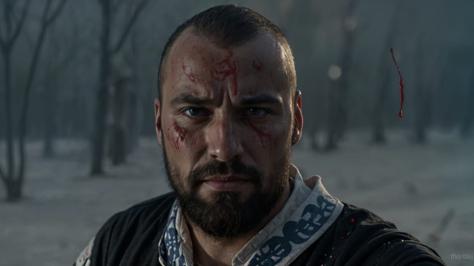 Photorealistic Slovak Warrior in Traditional Kroje