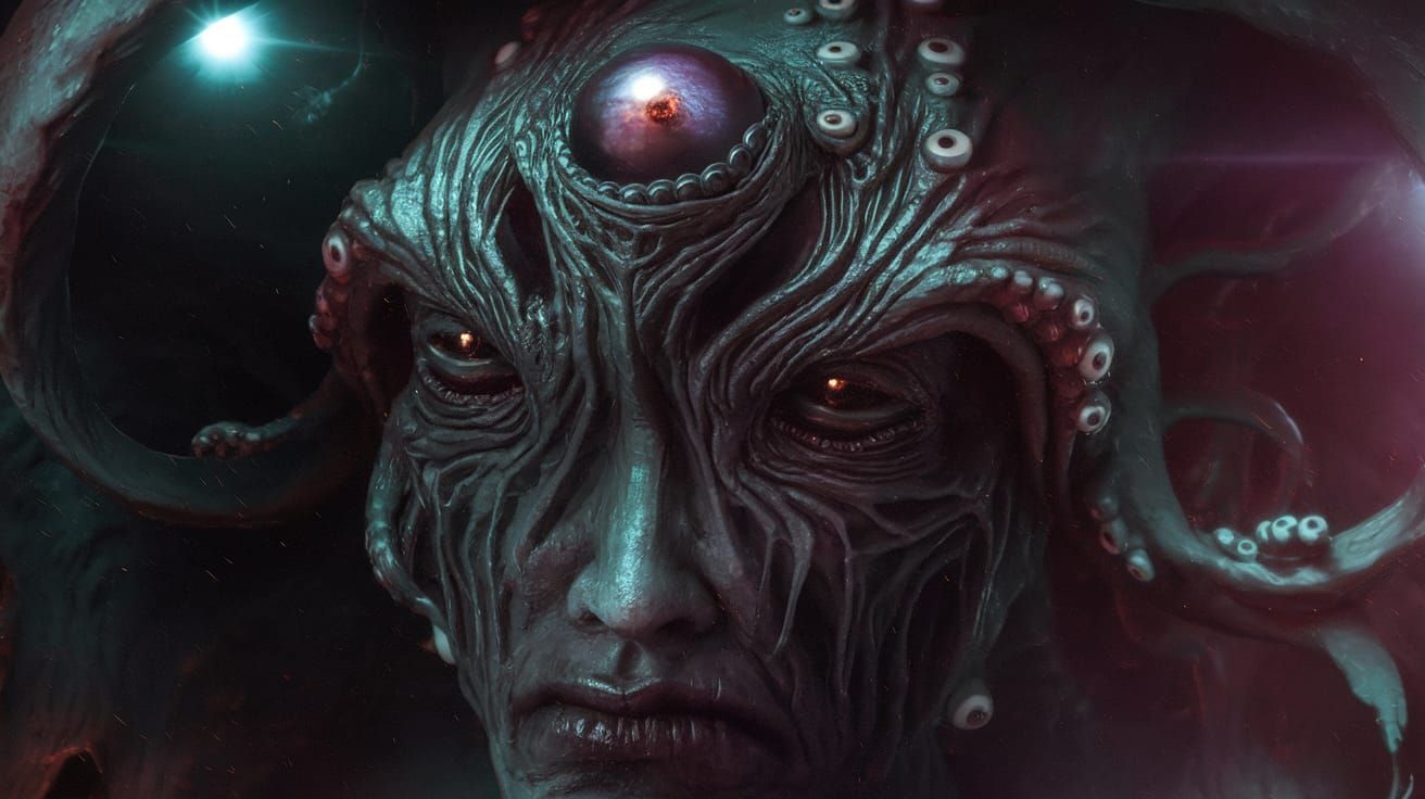 Eldritch Horror Closeup in Cosmic Terror