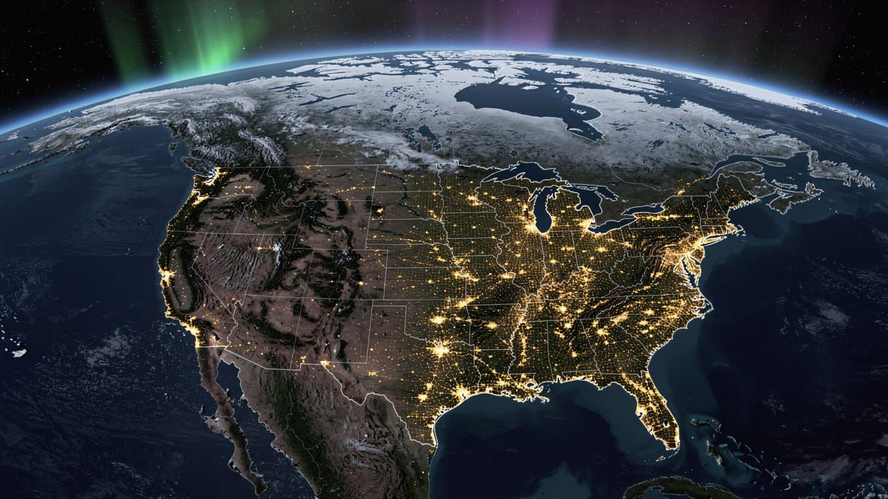 Canada Seen From Orbit