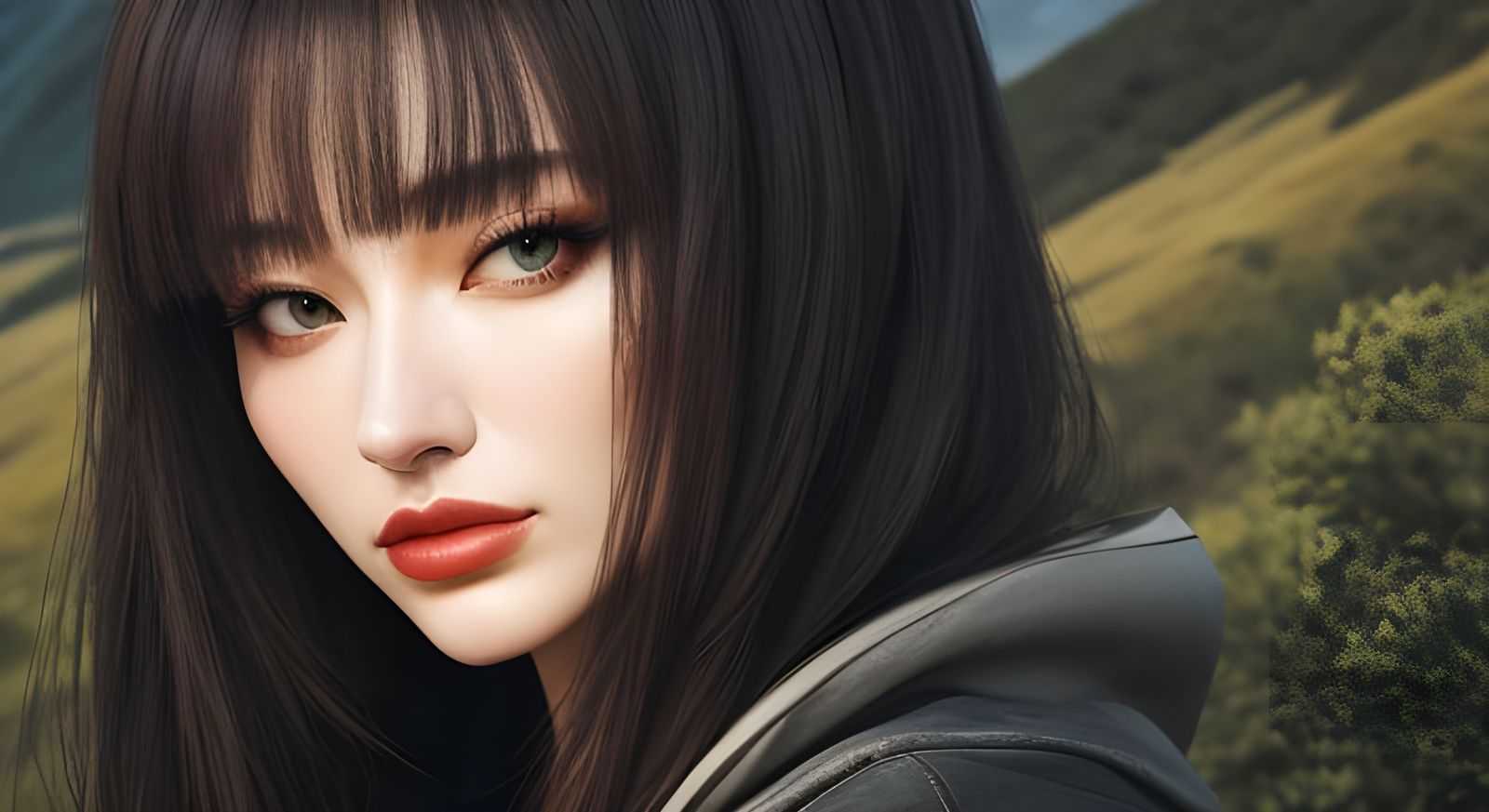 Surreal Close-Up Landscape Scene