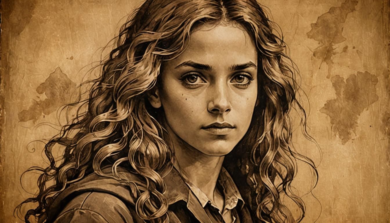 Hermione Granger as Renaissance Portrait