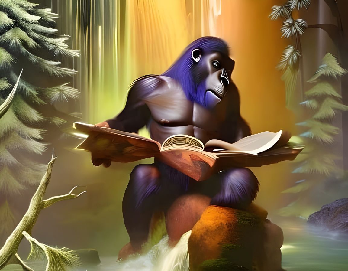 Gorgeous Aquarel Waterpond with Rural Elements