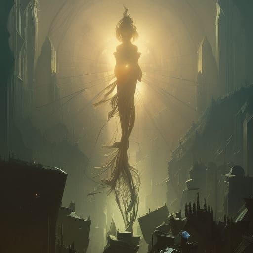 Dark Fantasy Surrealism Concept Art in 8k