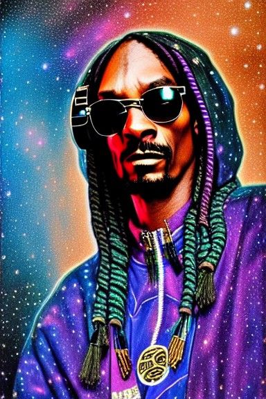 Hyperdetailed Galactic Assemblyperson in Deep Colors