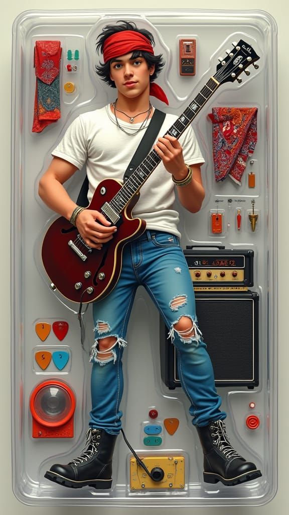 Rockstar action figure