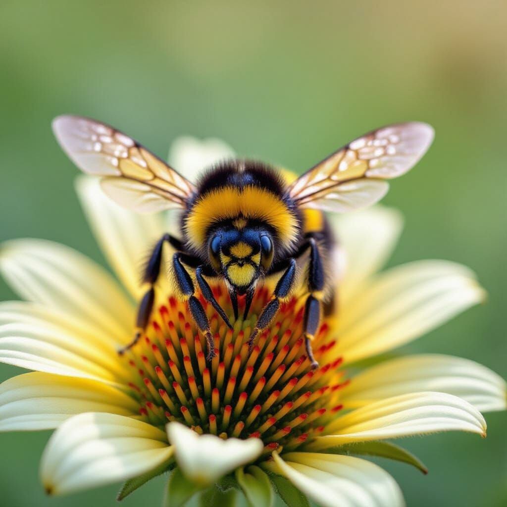 Majestic Queen Bee Portrait