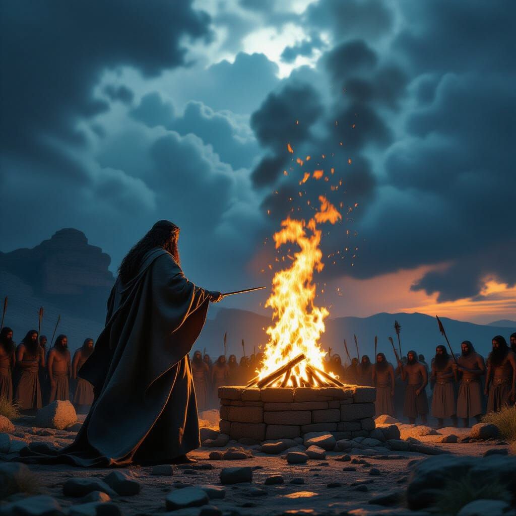 Elijah on Mount Carmel: Fire From Heaven