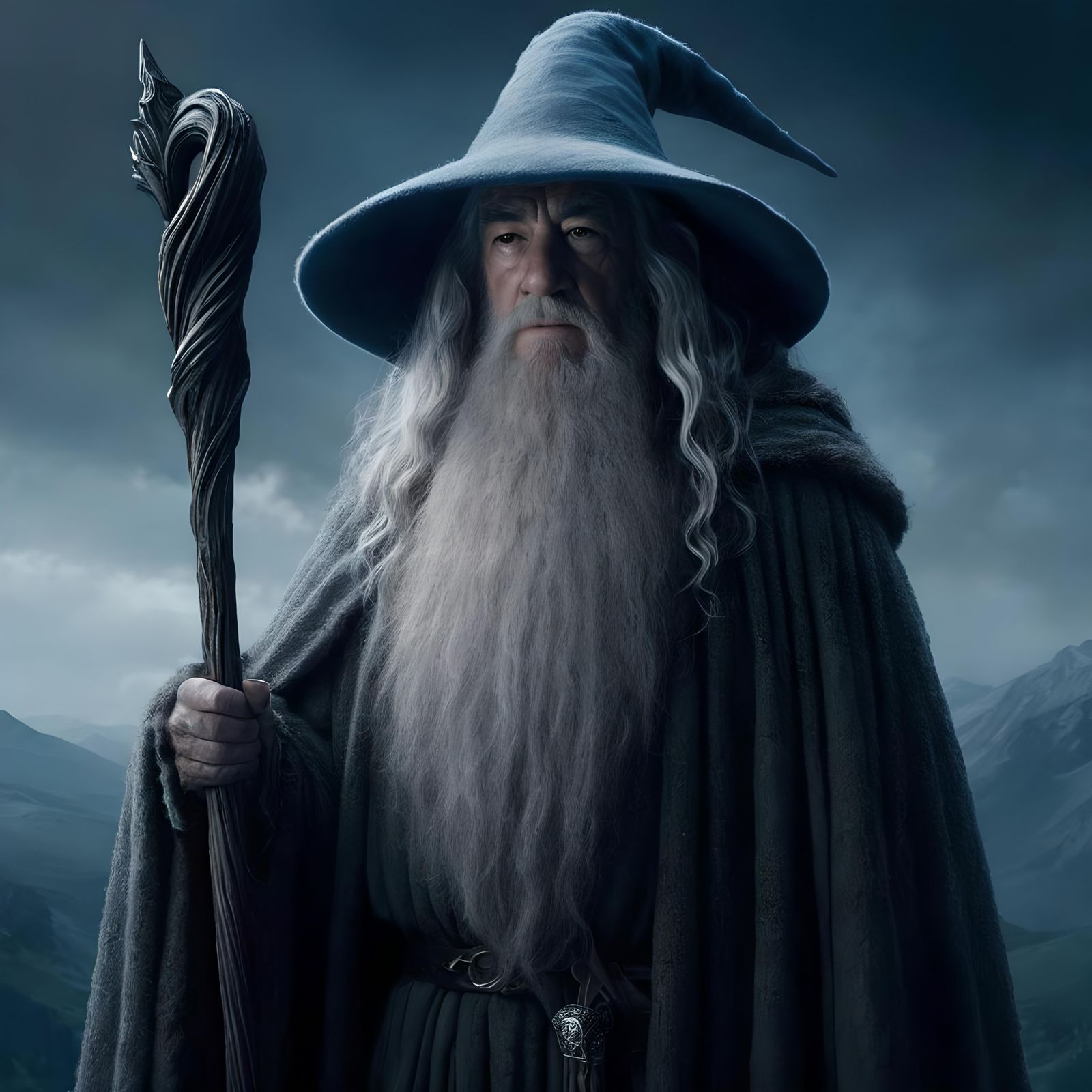 Ian McKellen as Gandalf the Grey, The Hobbit Version (V3), by Lord Elboron.