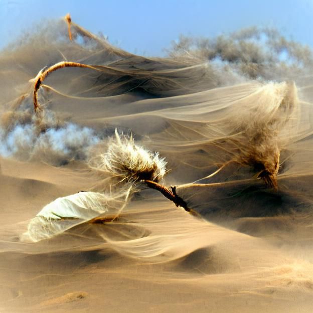 Dust in the Wind AI Image