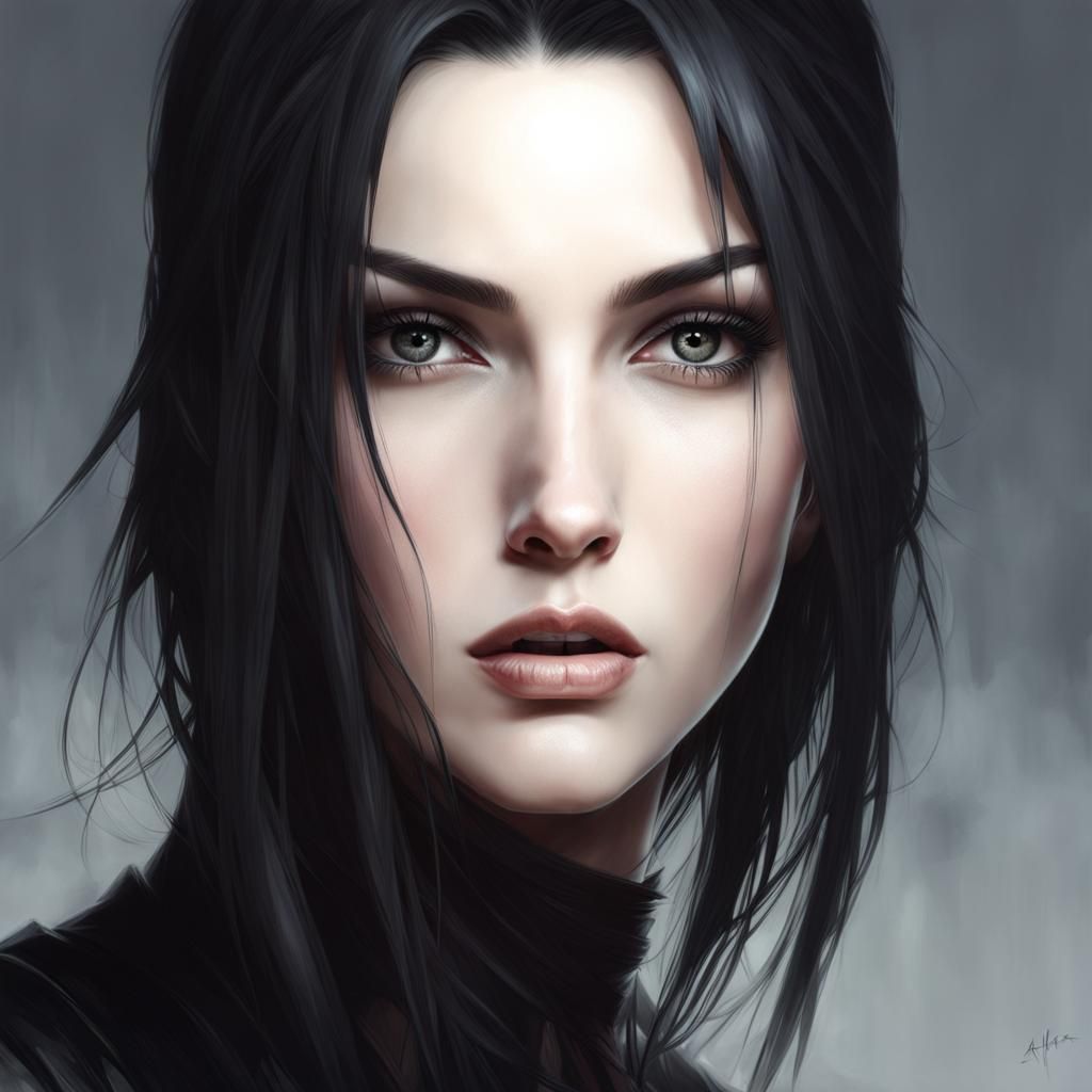 Dark Fantasy Portrait of a Gorgeous Woman