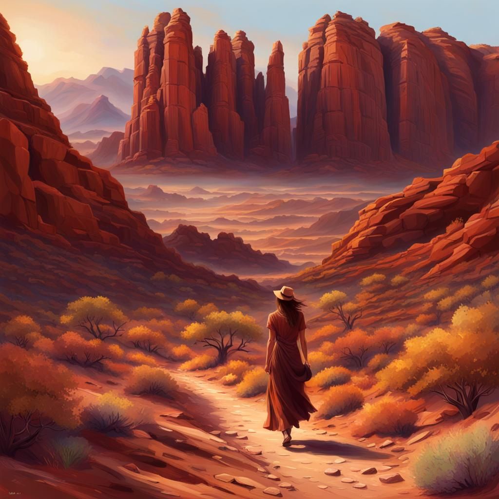 Desert canyon