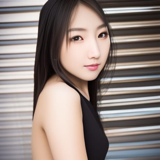 Hyperrealistic Korean Woman Portrait in 8K