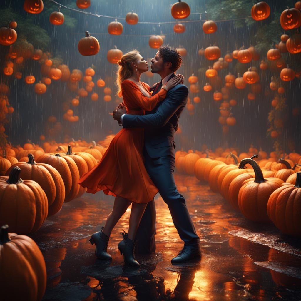 David Chapelle's Rainy Pumpkin Dance: Fantasy Art