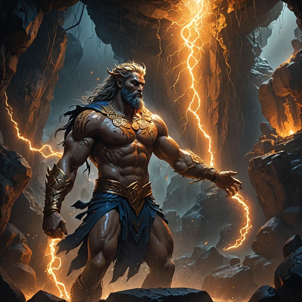 Gilgamesh's Divine Birth in a Stormy Cave