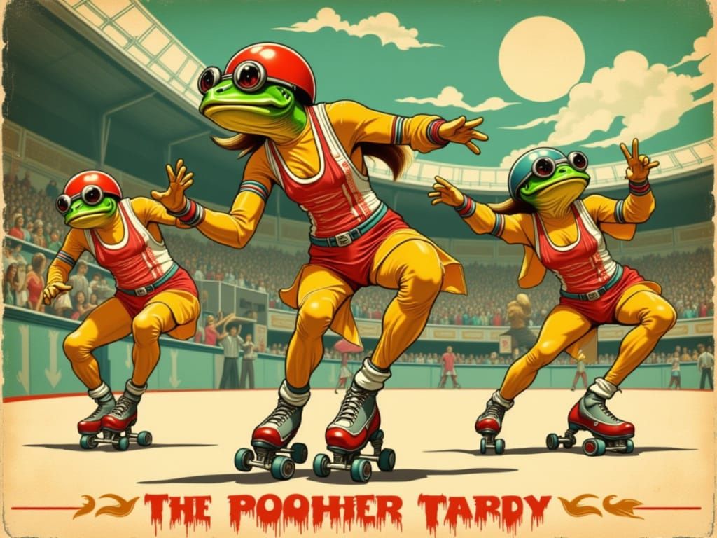 roller derby frogs