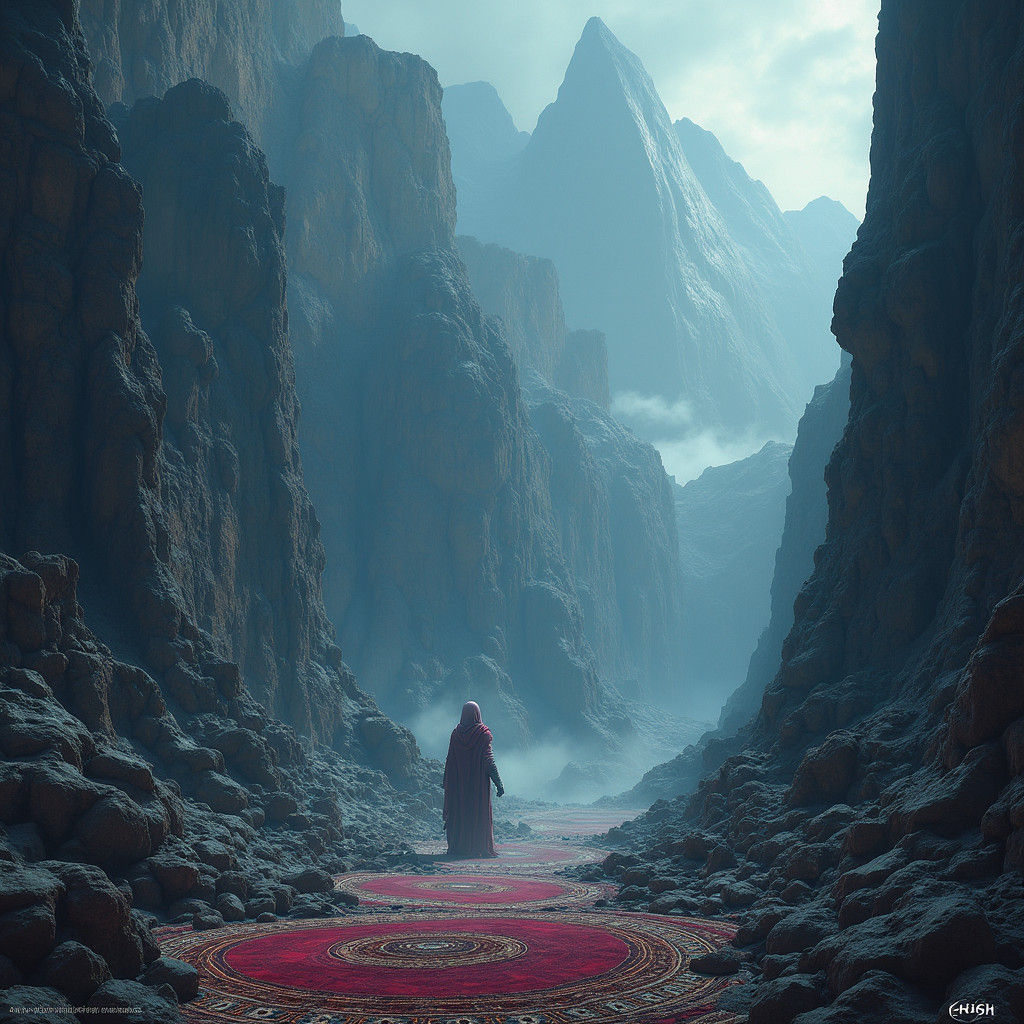 Haunting Landscape of Lost Souls in Fantasy Realm