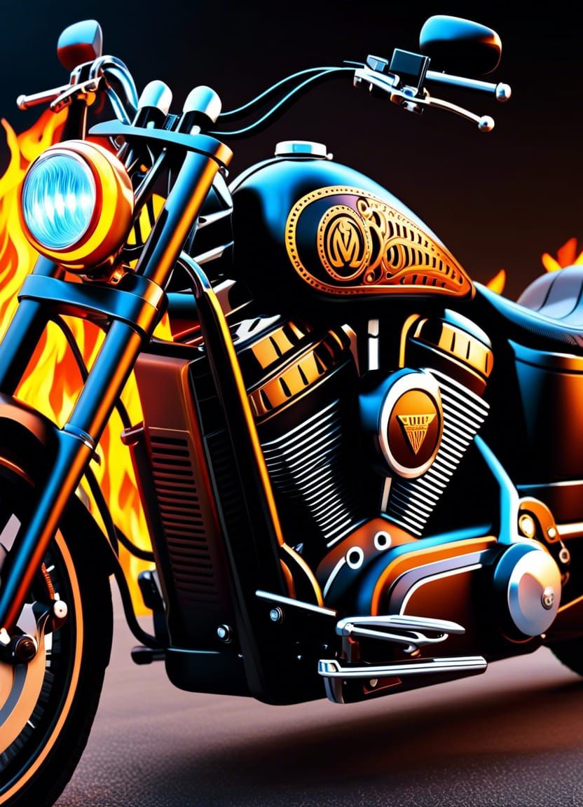 Harley-Davidson Street Bob in Steampunk Apocalypse