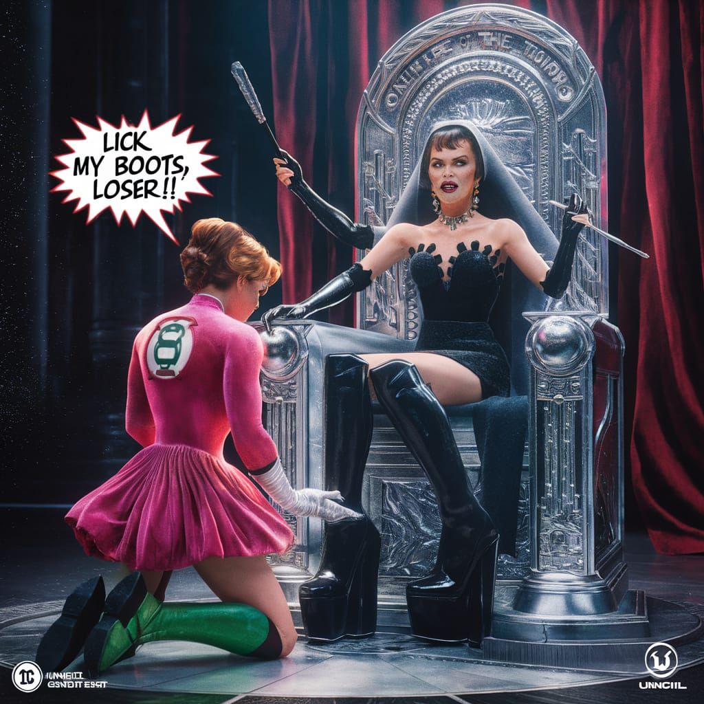 Green Lantern Humiliated in Theatre of the Red Moon