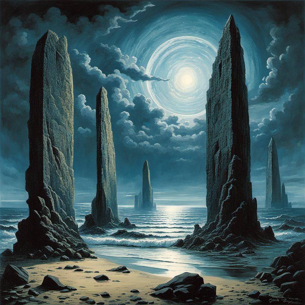 Mystic Medieval Monoliths by the Sea