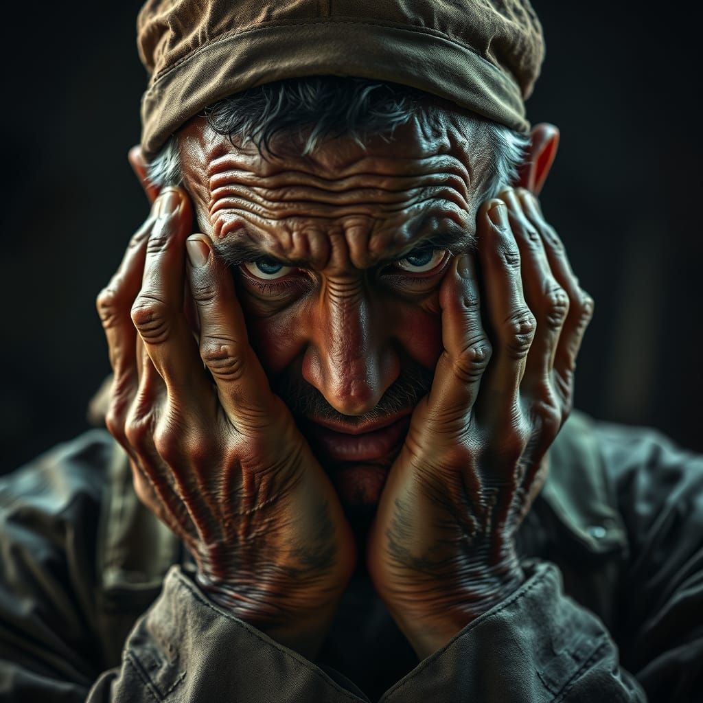 A Weary Laborer in Despair