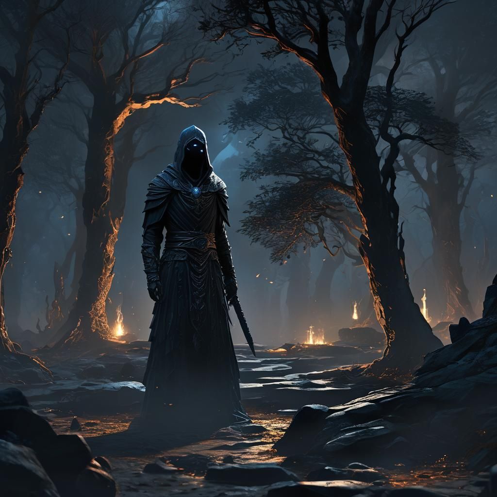 Zarathul the Eternal in Dark Fantasy Style