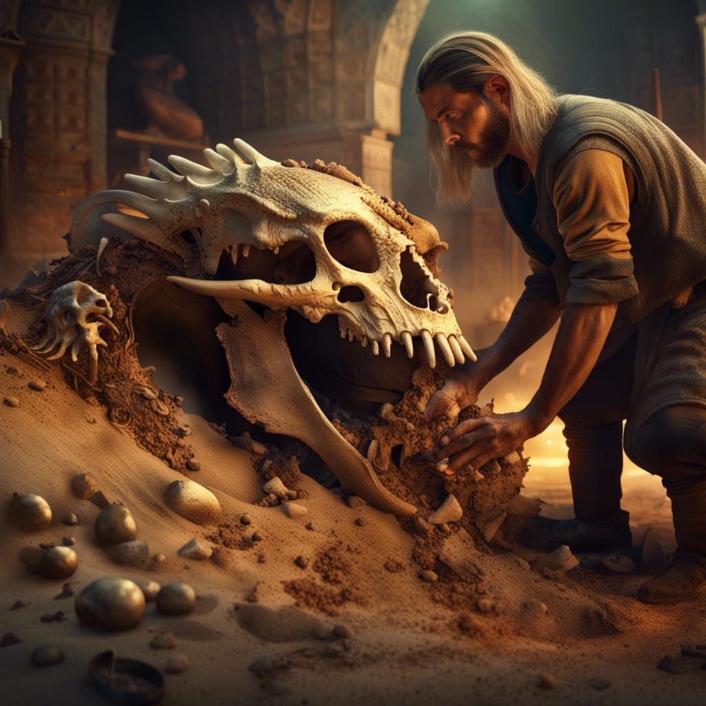 Dragon Skull Discovery at Medieval Archaeological Site