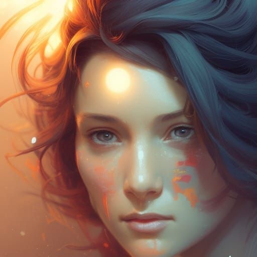 Detailed Portrait of a Person Learning to Trust